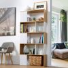 Casâme Bücherregal in Weiß- und Eichendekor - H173,5 cm - Weiß Bild 2