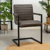 Bronx71 Esszimmerstuhl Eco-Leder Block mit Armlehne anthrazit Bild 2