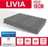Matratze LIVIA 7 Zonen 100x200 profilierter Schaum H4 15 cm JERSEY Bild 2