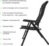 osoltus Alu Camping Klappsessel Hochlehner 3D Soft Touch Black Magic Bild 4