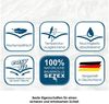 SETEX Molton Matratzenschutz, 90x190 cm, Eckgummis, Matratzenschoner aus 100 % Baumwolle, Basic, Naturfarben Bild 3