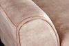 Elegante Sitzbank CAROLIN 90cm beige Samt Bank coffee Bild 5