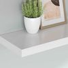Bücherregal Wand 4 pcs, Schweberegale, Wandregal Weiß 80 x 23,5 x 3,8 cm MDF Bild 4
