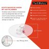 TECBULL Klebehaken Magische Haken - Klammern, selbsthaftend, wiederverwendbar, alle glatten und ebenen Oberflächen wie Fliesen, Gals, Kunststoff, Metall, Holz lackiert oder glatt furniert, viele weitere, (8-St), rückstandsfrei ablösbar, wiederverwendba... Bild 4