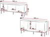 Wohnzimmer-Set Intori I Kommode, TV-Lowboard (Farbe: Beige) Bild 5