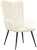 vidaXL Relaxsessel Cremeweiß Samt [327686] Bild 2
