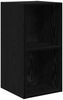 vidaXL TV-Schrankset 2 pcs Schwarz Eichen-Optik 37 x 37 x 72 cm 3393556 Bild 5
