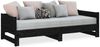 vidaXL Ausziehbares Tagesbett Schwarz Massivholz Kiefer 2x(90x190) cm 820266 Bild 3