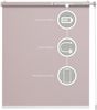 Lichtblick Sonnenschutzsysteme GmbH Bluetooth-Rollo Mailand 85 cm x 190 cm (BxL) rose Tageslicht; Klemm- und schraubbar; Motor per App oder manuell steuerbar Bild 3