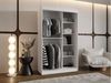 Kleiderschrank Samker 120 cm (Farbe: Artisan Eiche, ohne Schubladen) Bild 3
