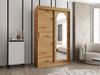 Kleiderschrank Samker 120 cm (Farbe: Artisan Eiche, ohne Schubladen) Bild 2