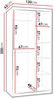 Kleiderschrank Samker 120 cm (Farbe: Artisan Eiche, ohne Schubladen) Bild 5
