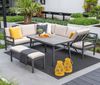 Garden Impressions Corsica Lounge-Dining Set - 4-tlg. hochwertiges Aluminium Gartenmöbelset inkl. Kissen Bild 1