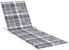 vidaXL Sonnenliege mit Auflage Grau Akazie Massivholz 3061373 Bild 2