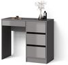 Livinity® Schminktisch Imola, Grau/Grau, mit 4 Schubladen (1-St) Bild 5