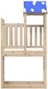 vidaXL Spielturm Braun 110,5 x 52,5 x 215 cm Massives Kiefernholz 3417172 Bild 3