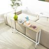SoBuy FSB19-Z Konsolentisch Flur, Metall, PVC-Beschichtung, Helle Eiche, 100 x 106 x 40 cm Bild 4