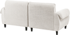 Beliani 'WETLAN' Sofa 3-Sitzer Stoff Cremeweiß Bild 5