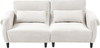 Beliani 'WETLAN' Sofa 3-Sitzer Stoff Cremeweiß Bild 2