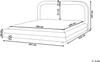 Wasserbett Kunstleinen LAVARDENS 180 x 200 cm Hellbeige Bild 2