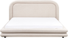 Wasserbett Kunstleinen LAVARDENS 180 x 200 cm Hellbeige Bild 4