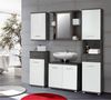 FORTE Champ Waschbeckenschrank, Holzwerkstoff, Grau/Weiß, 69,9 x 62 x 28,9 cm Bild 5