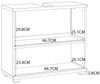 FORTE Champ Waschbeckenschrank, Holzwerkstoff, Grau/Weiß, 69,9 x 62 x 28,9 cm Bild 4
