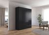 rauch Drehtürenschrank Schrank Garderobe MAINZ Breiten 91/136/181/226/271/315/360, Höhe 210cm (3 verschiedene Ausstattungen BASIC/CLASSIC/PREMIUM (inkl. SOFT-CLOSE) grifflose Front, Außentüren mit Push-to-Open Funktion MADE IN GERMANY Bild 2