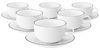 Seltmann Weiden Lido Black Line Milchkaffeetasse mit Untertasse 350 ml 6er Set Bild 4