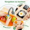 Matschküche Kinder Outdoor Kinderküche Tannenholz mit Überdachung 88 x 39 x 117 cm Natur Bild 1