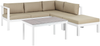 Lounge Set MESSINA Metall Sandbeige Bild 4