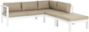 Lounge Set MESSINA Metall Sandbeige Bild 5