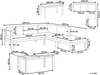 Lounge Set MESSINA Metall Sandbeige Bild 2