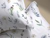 Zohome Cotton Bettwäsche 135x200 Severine White Gräser Blumen Blätter grün Bild 5
