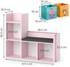 Kindersitzbank Luigi Rosa 107.2 x 88.6 cm mit 2 Faltboxen (bunt) Vicco Bild 3