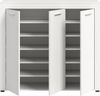 xonox. home Garderobe Jam X8BA9608 Schuhschrank Garderobenschrank Schrank in Weiß Nb. ca. 120 x 108 x 37 cm Bild 3