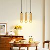 Nettlife Hängeleuchte Schwarz Gold E27 3 Flammig Esstisch Pendelleuchte Industrial Metall, Höhenverstellbar, LED wechselbar-mit Leuchtmittel, Wohnzimmerlampe Schlafzimmer Küche Flur Bild 2