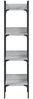vidaXL Bücherregal 4 Böden Grau Sonoma 35x30x138,5 cm Holzwerkstoff 838851 Bild 5