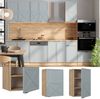Hängeschrank Fame-Line Hellblau-grau 50 cm Vicco Bild 2