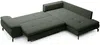 Vente-unique - ARCHIBALD Sofa Stoff Grün - B 206 cm x H 82 cm x L 271 cm Bild 4