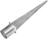 vidaXL Erdspieße 2 Stk. Silbern 12×91 cm Verzinkter Stahl 145433 Bild 3