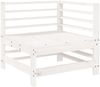 vidaXL 6-tlg. Garten-Lounge-Set Weiß Massivholz Kiefer 3186201 Bild 3