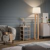 Kommode Bruno Grau 34.5 x 67 cm mit 3 Stoffschubladen Vicco Bild 4