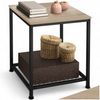 tectake Beistelltisch Lincoln (1-St, 1 tlg), Reizvoller Beistelltisch im rustikalen Industrial Style Bild 4