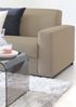 Dmora 2-Sitzer festes Sofa Malachite, Wohnzimmersofa aus gepolstertem Stoff, schmale Armlehnen, 100 % Made in Italy, cm 160x95h90, Beige Bild 4