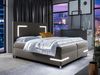 Boxspringbett Leleni LED, Grau, 200x200 cm Bild 2
