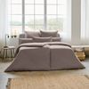 Estella Bettwäsche Takoma 6873 295 Taupe Mako Interlock Jersey 135 x 200 + 80 x 80 cm Bild 4