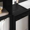 vidaXL Schreibtisch mit Schubladen 2 pcs Schwarz Eichen-Optik 3337306 Bild 4