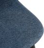 Esszimmerstuhl LISEN - Stoff Dunkelblau 44x51x88 cm | Essstühle Esszimmerstühle Küchenstühle Wohnzimmerstühle Bild 3