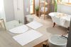 OTTO home Badematte Inga, Badezimmer Teppich, Badvorleger, Höhe 20 mm, rutschhemmend beschichtet, schnell trocknend, strapazierfähig, fußbodenheizungsgeeignet, Polyester, halbrund, Badteppich, unifarben, weich, als halbrund und rechteckig erhältlich Bild 3
